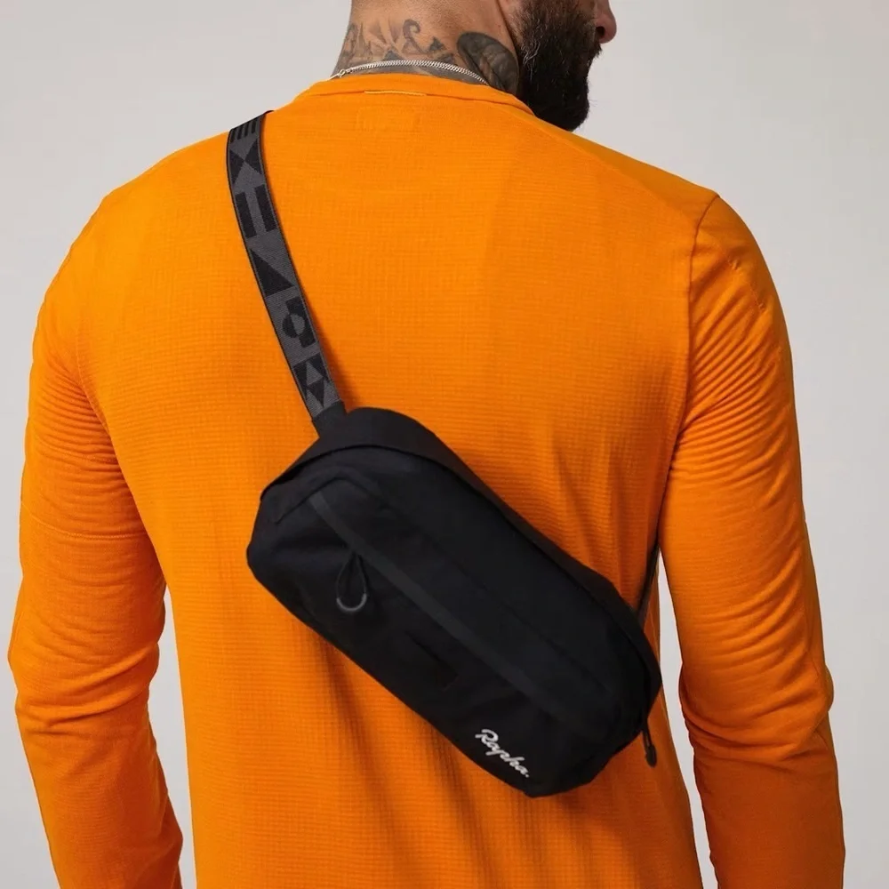 (new+tag) Rapha 2-in-1 bike bar bag / shoulder sling pack pink rose men/women